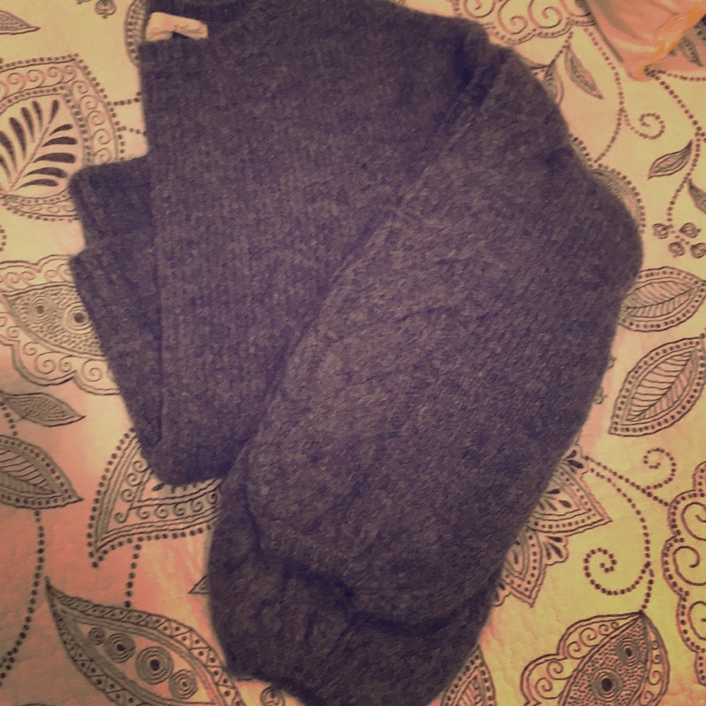 Chunky Gray Sweater